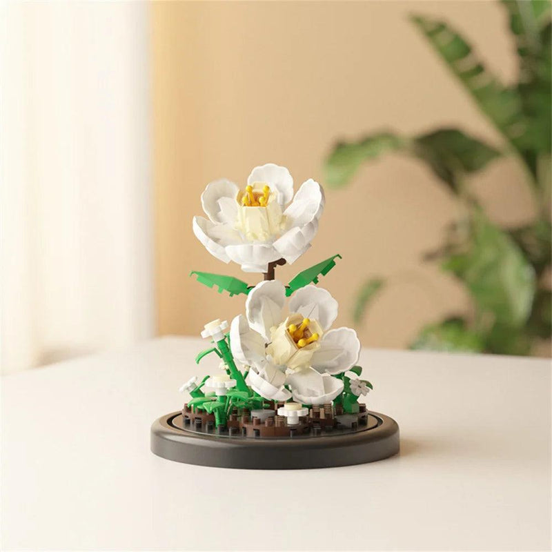 Flores em Mini Blocos: Brinquedo Educacional e Decorativo para Presentear