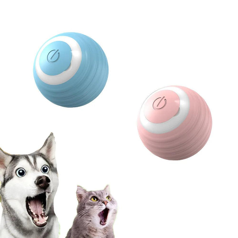 Bola interativa para gatos, brinquedo inteligente para animais de estimação, rolamento automático, bola mágica, brinquedo interativo eletrônico, acessórios para jogos de gatos