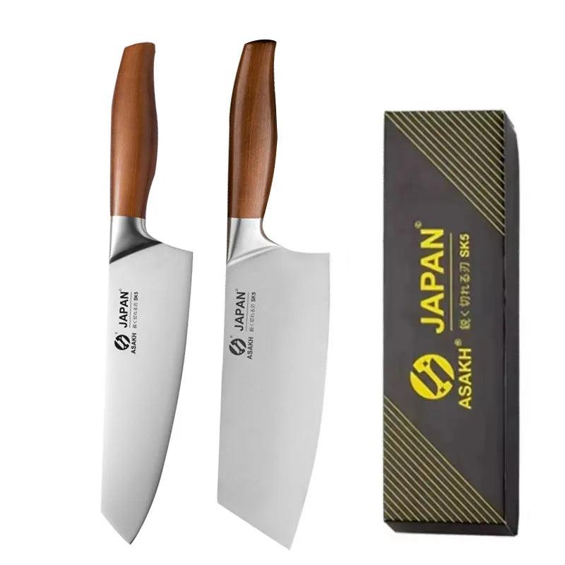 Facas Japonesas para Cozinha: Chef, Santoku, Cutelo e Filetagem