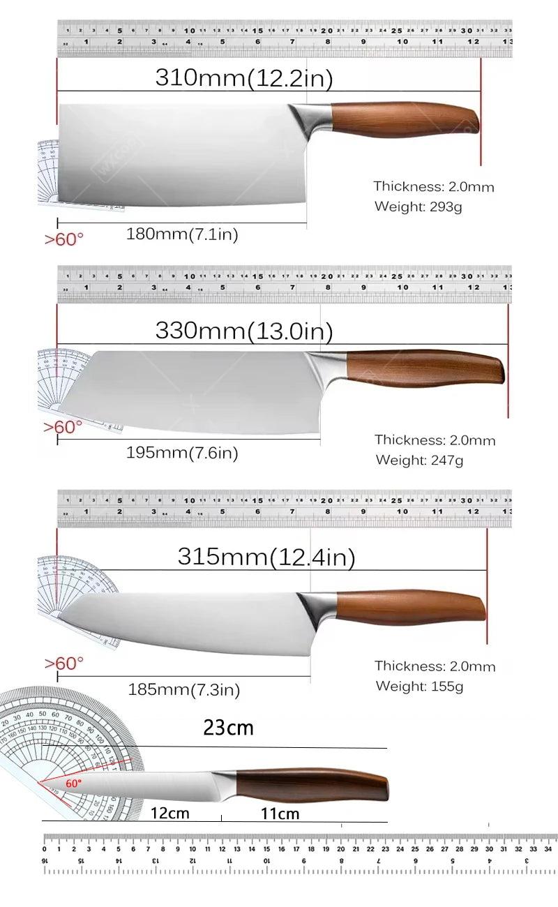 Facas Japonesas para Cozinha: Chef, Santoku, Cutelo e Filetagem