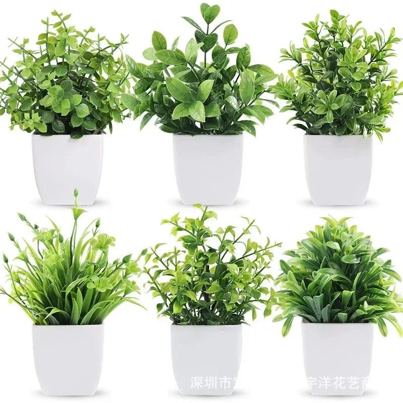 Mini Planta Artificial: Eucalipto para Decorar Seu Lar ou Jardim Traga o frescor da natureza para dentro ou para fora de casa!