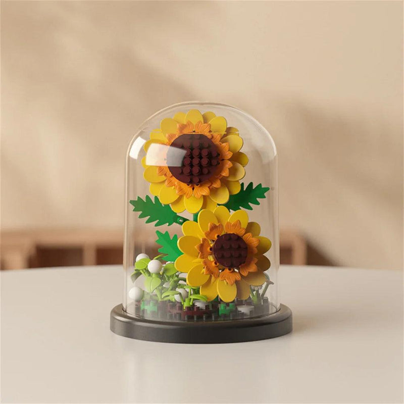 Flores em Mini Blocos: Brinquedo Educacional e Decorativo para Presentear